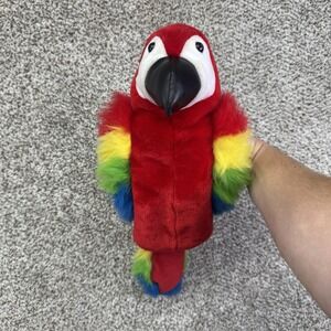 Vintage Winning Edge Parrot Bird Fairway Wood Head Cover Plush Red Macaw 2000